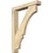 Ekena Millwork Balboa Block Rough Sawn Bracket w/ Offset Brace, Douglas Fir, 4"W x 20"D x 28"H BKT0402X20X28BOA05RDF - alternate 1